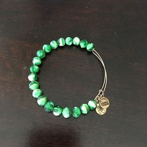 Alex and Ani green beads