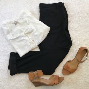 {LOFT} Bohemian Sheer Blouse