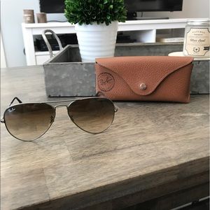 Ray Ban Gunmetal Aviators