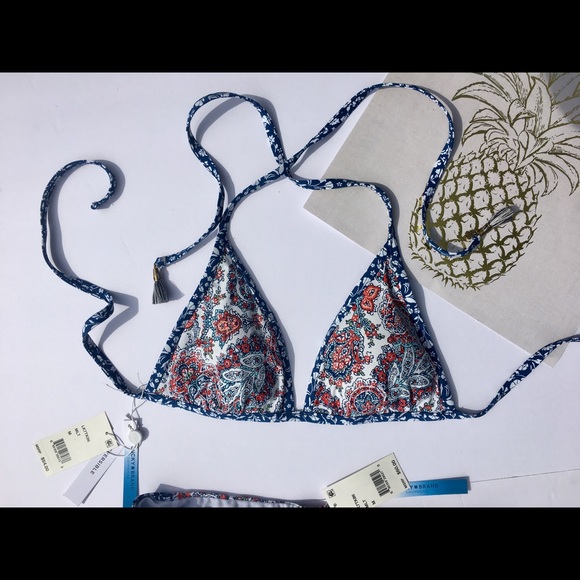 Lucky Brand Hailey paisley bikini, sz medium,NWT - Picture 4 of 6