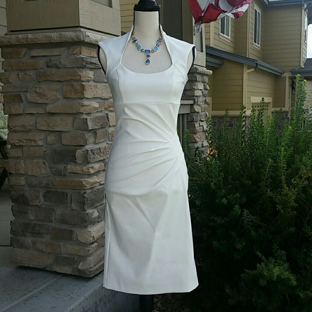 ❤Le Chateau Ivory Prom Cocktail Wedding Dress