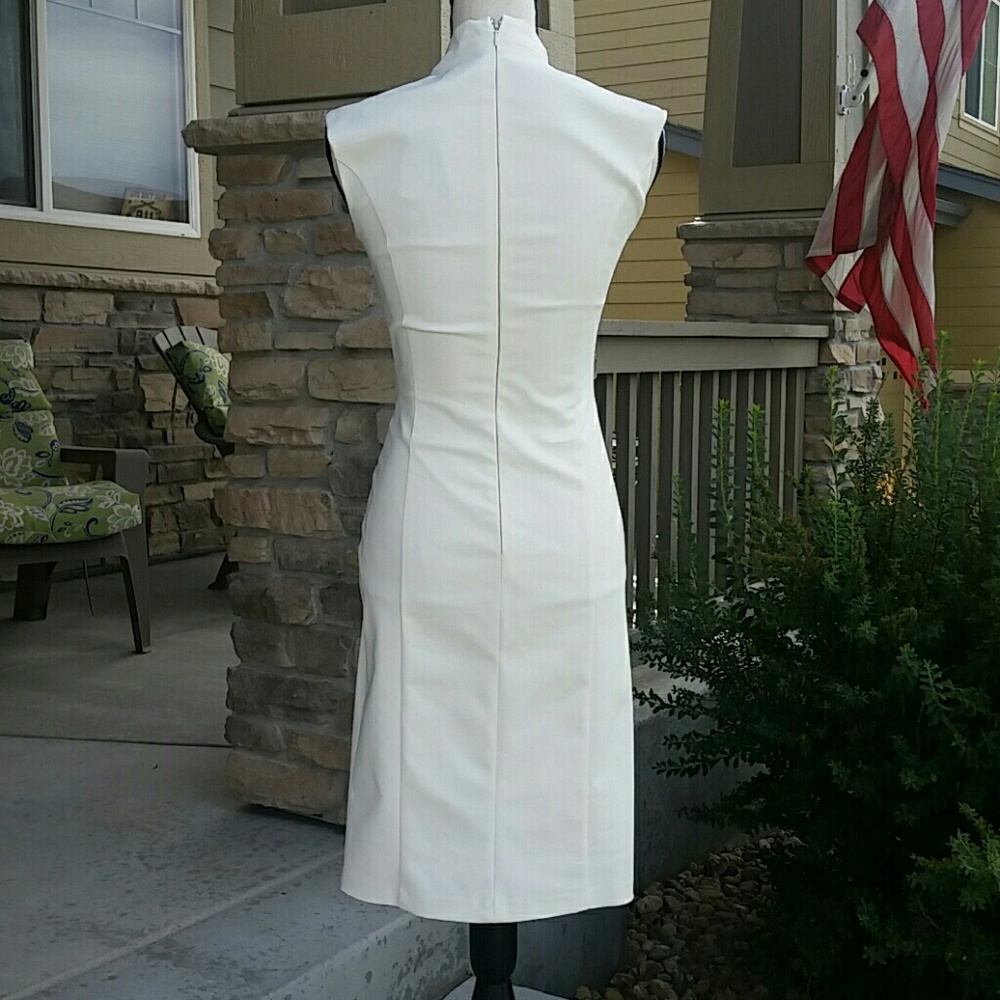 ❤Le Chateau Ivory Prom Cocktail Wedding Dress - Picture 4 of 5