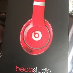Beats Studio Red, Gently used in box item
