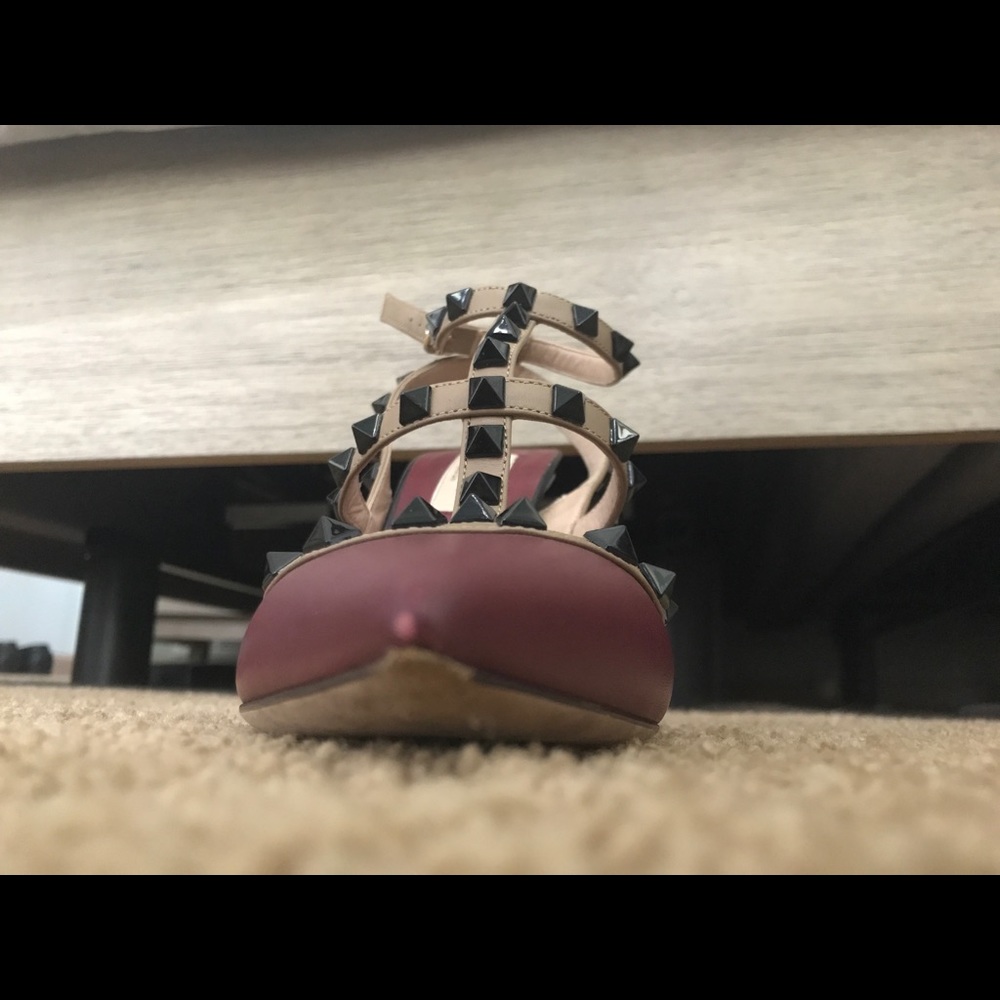Valentino Rock Stud Ankle Strap - Picture 6 of 7