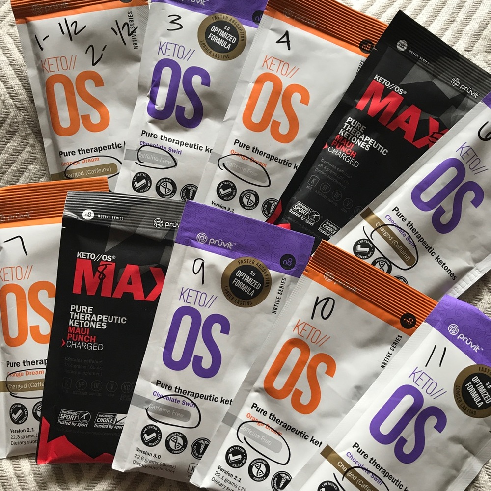 Pruvit Keto OS experience packs 10 days