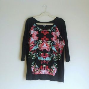 Colorful Top | Floral Brocade Pattern