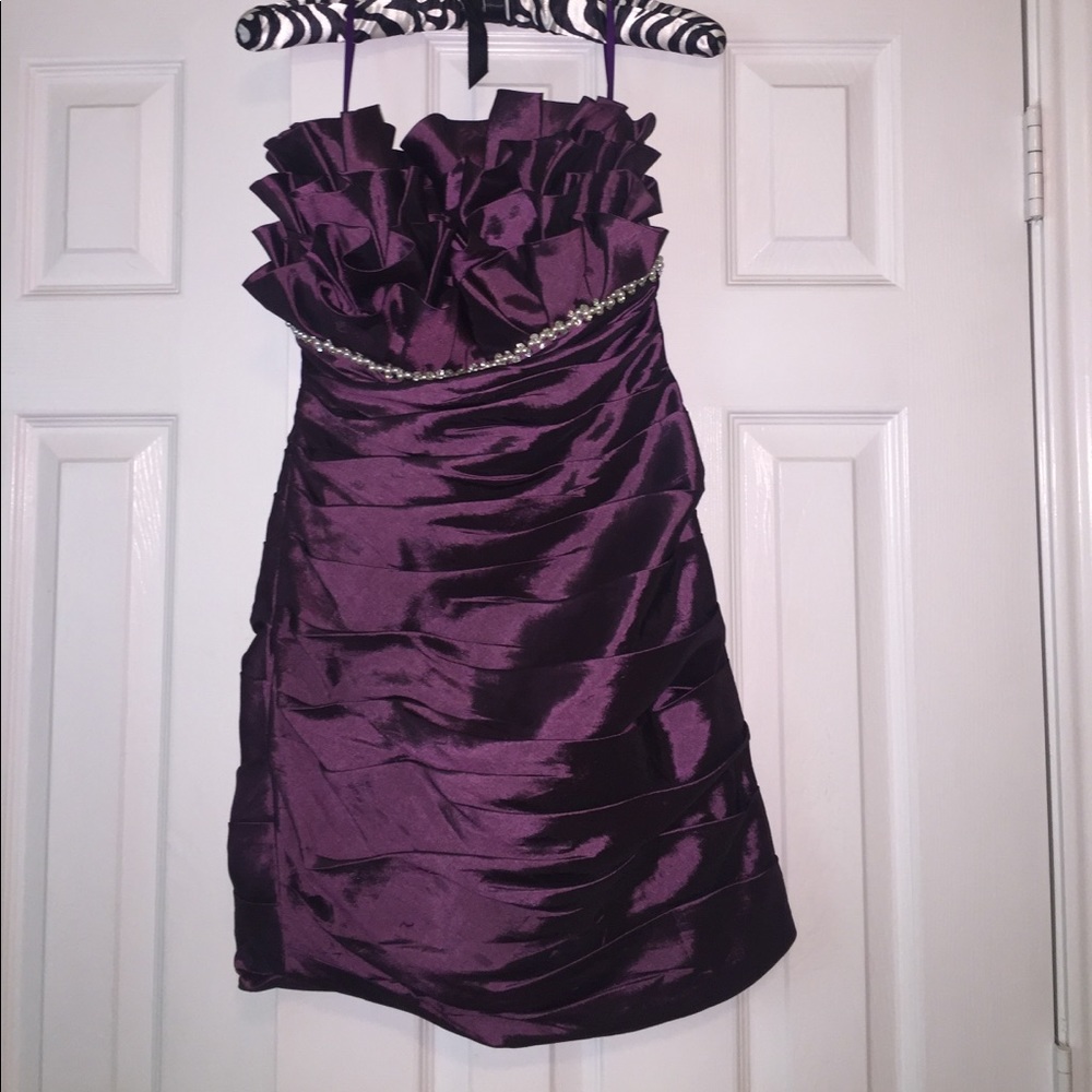 Midnight purple dress