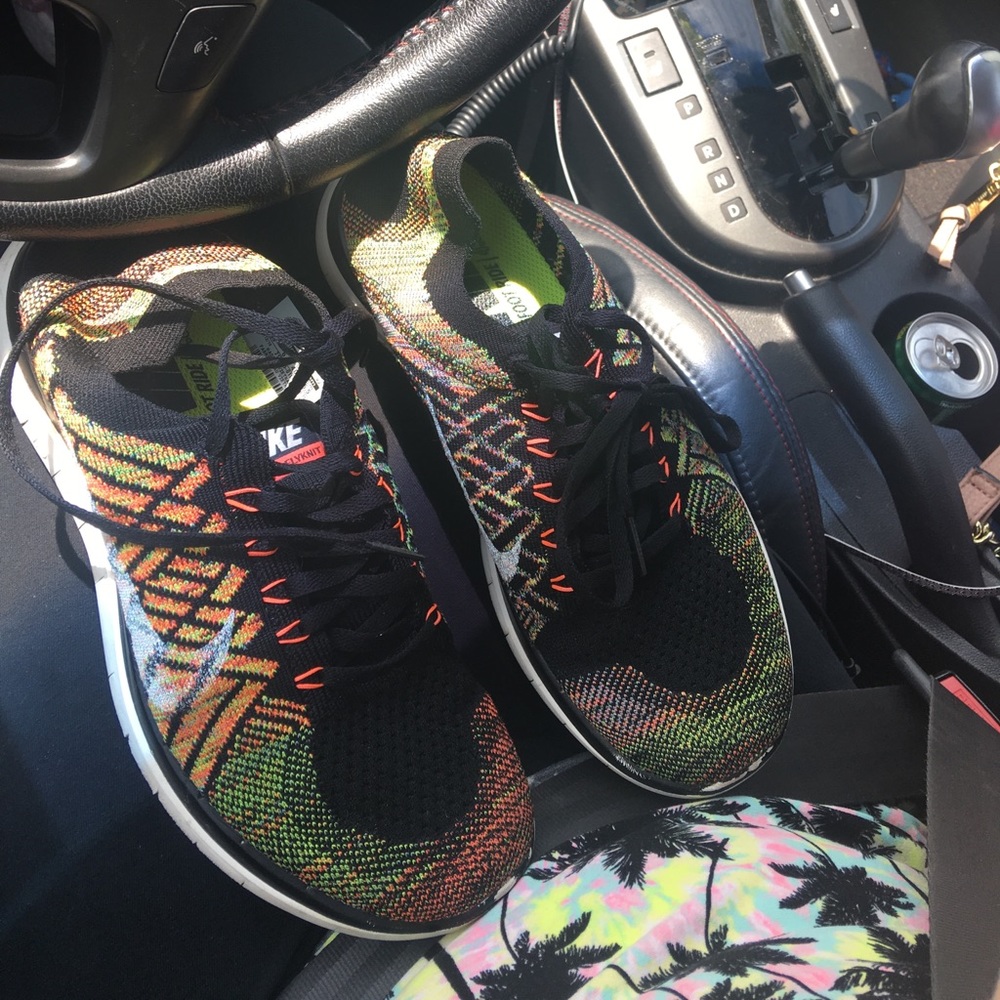 Colorful Nike flyknits