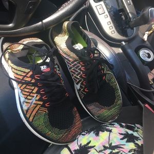 Colorful Nike flyknits