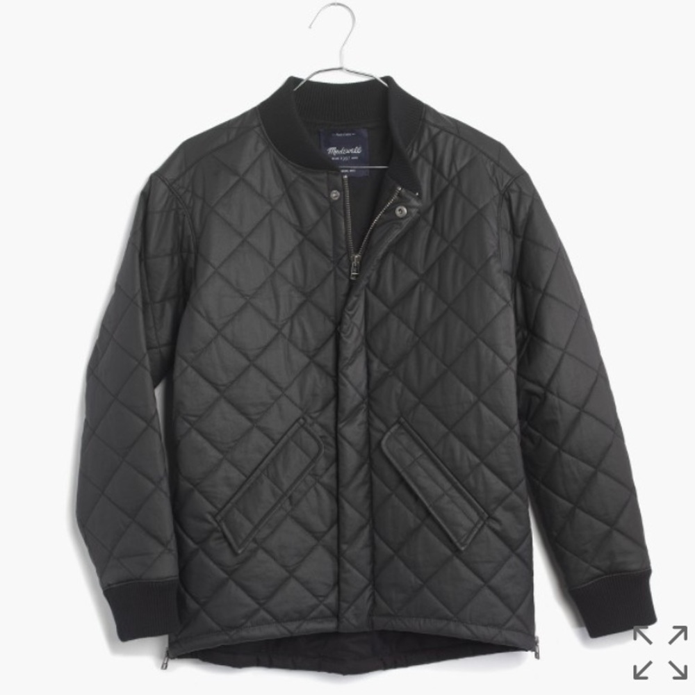 NWOT Madewell Quilted Session Bomber Jacket