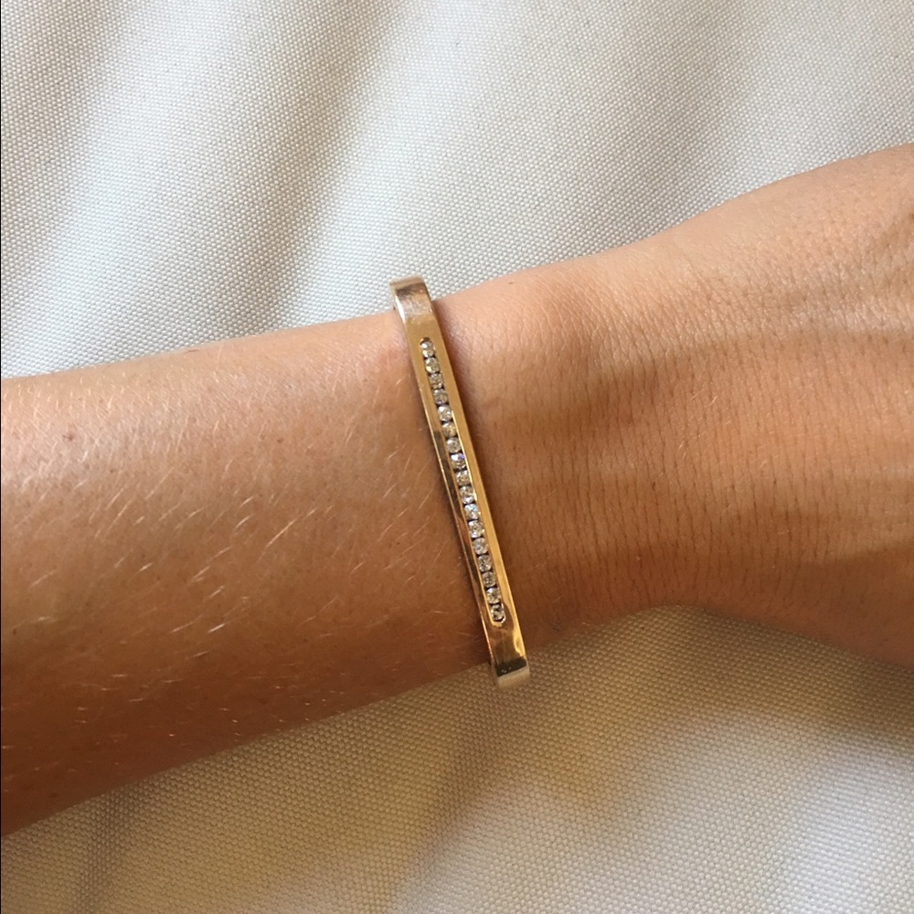 **Not for sale Real Diamond and Gold Bracelet - Picture 1 of 3