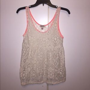 Arizona Jean Co Lace Tank Top
