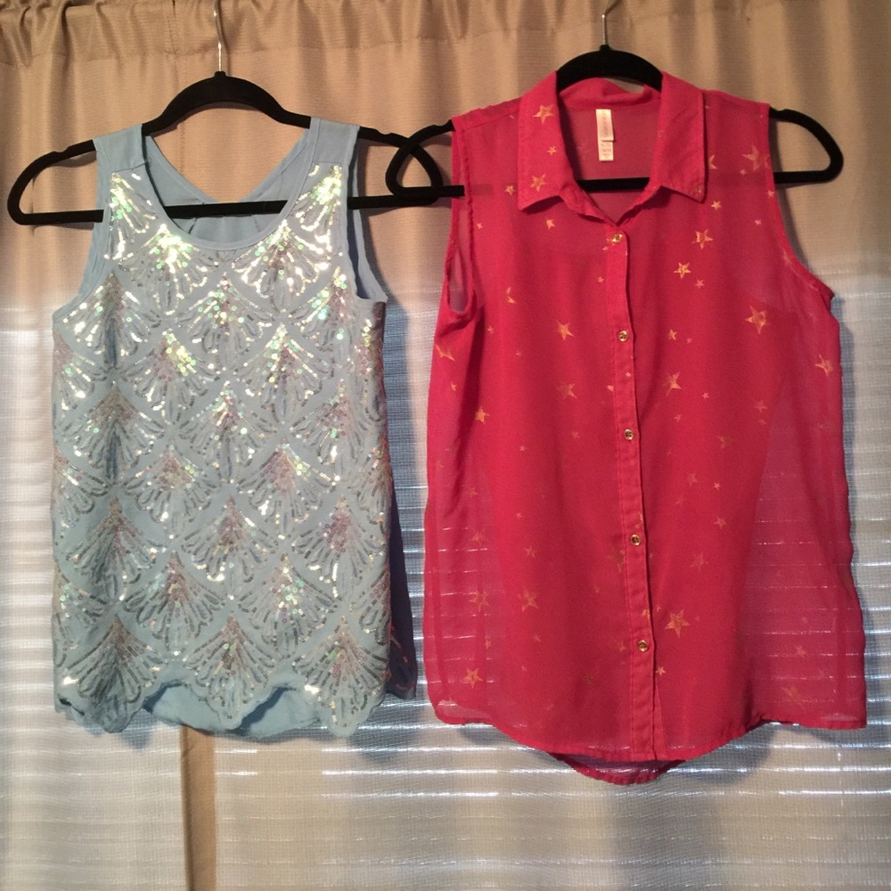 Two Tank Tops (Girls XL 14/16)