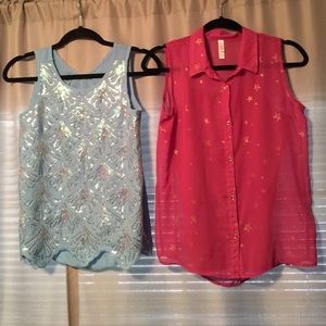 Two Tank Tops (Girls XL 14/16)