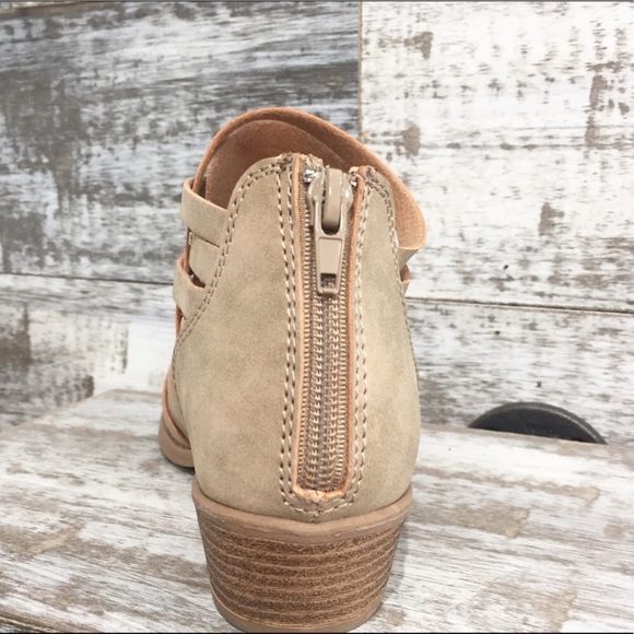 Crossover Straps Low Heel Bootie - Picture 3 of 6