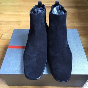 Prada Suede Ankle Boots