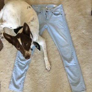 Rag and Bone "Dre" Slim Boyfriend Jeans in Ashling