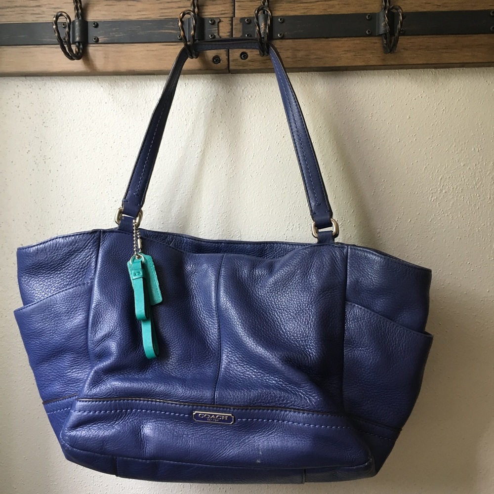 Cobalt Blue Coach Bag