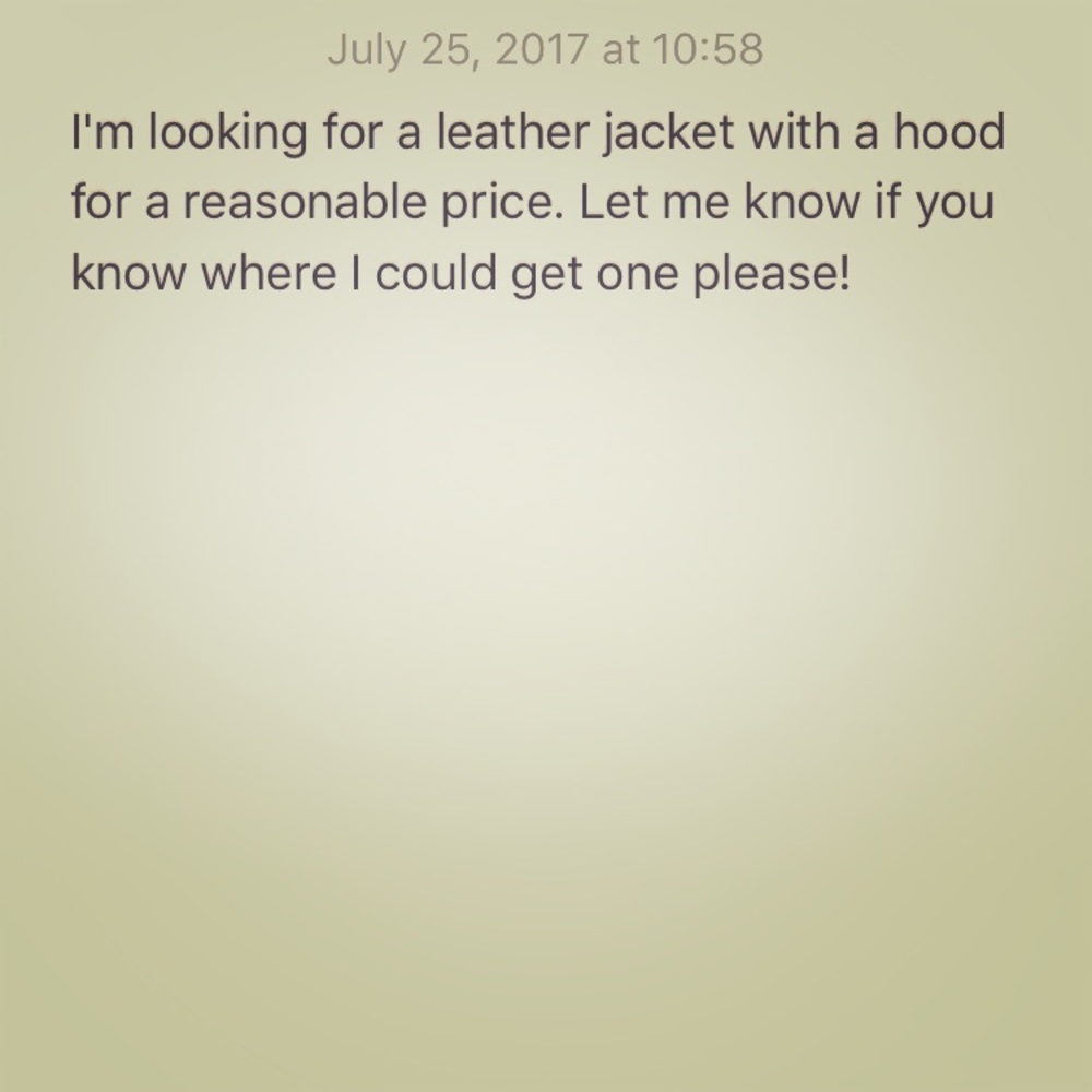 ! Not for sale!
