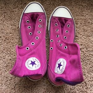 Pink/Purple kids Converse Sneakers