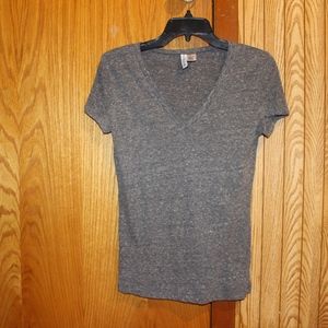 H&M/Divided Grey Fitted V Neck