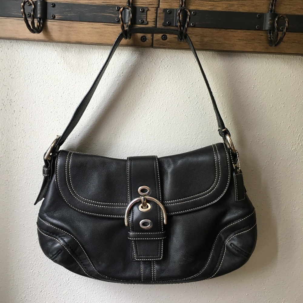 Black Coach Shoulder Bag
