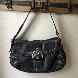 Black Coach Shoulder Bag