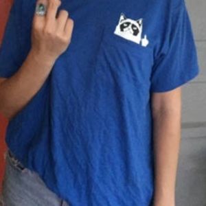 Grumpy Cat Pocket T