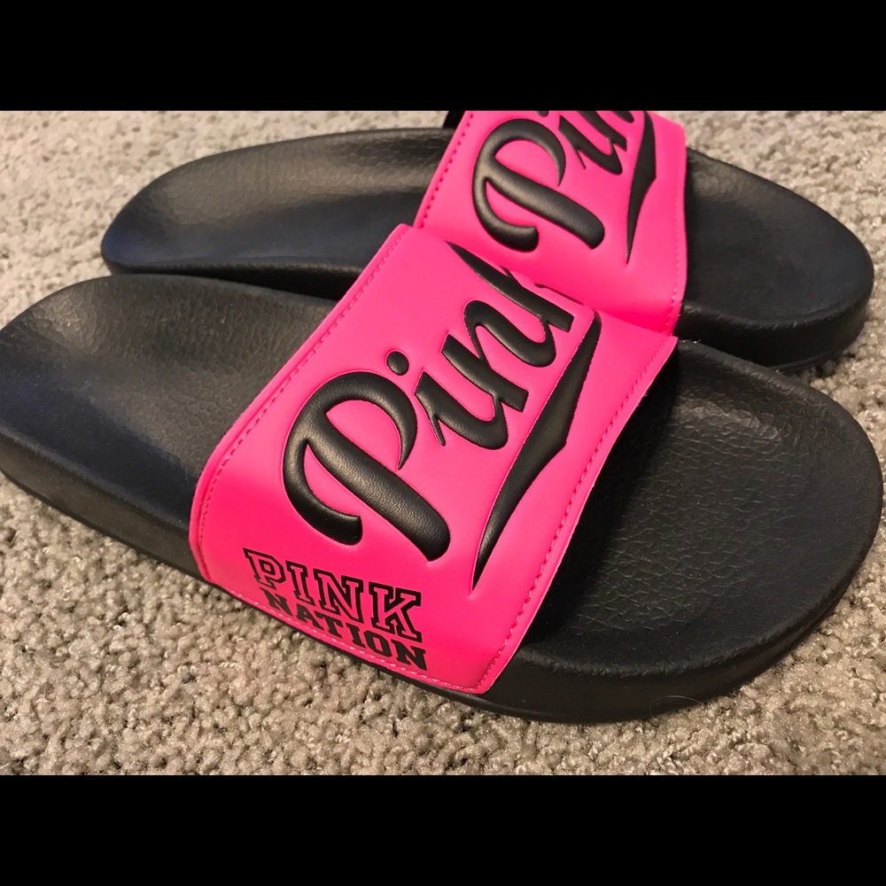 PINK beach slides