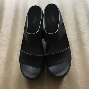 Melissa Rubber Platform Sandals