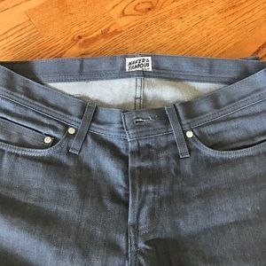 NAKED & FAMOUS GREY DENIM 34 W 32L