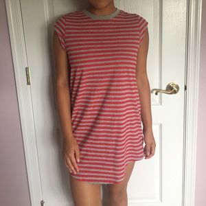 Striped tshirt dress
