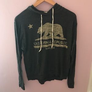Slouchy Hooded California Hoodie