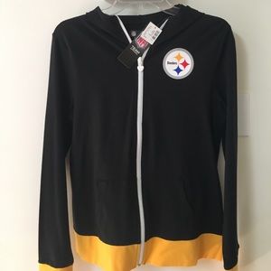 NWT Steelers zip up hoodie from Justice