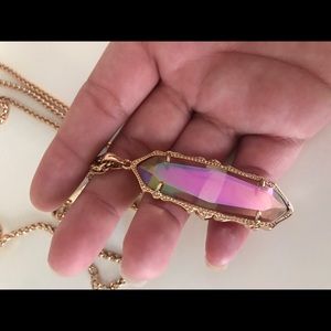 kendra scott frances iridescent peach