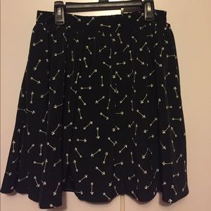 Lauren Conrad Black Arrow Skirt