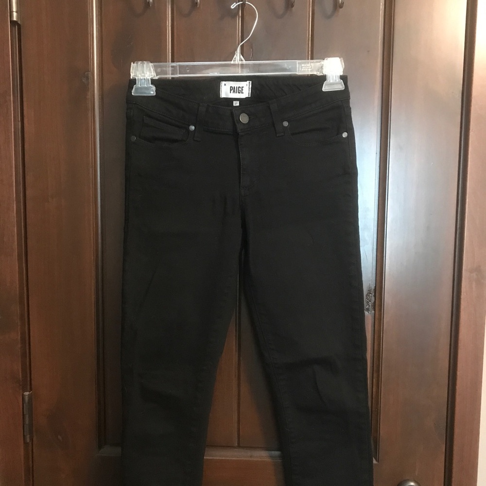 Black Paige Slim Jeans