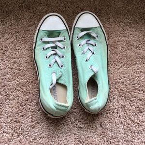 Women's Converse Mint Green Size 6
