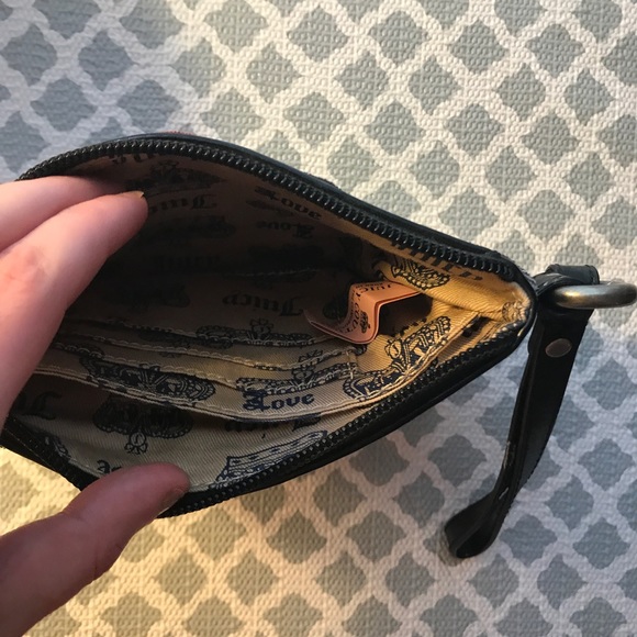 Juicy Couture Plaid Velour Wristlet - Picture 4 of 4