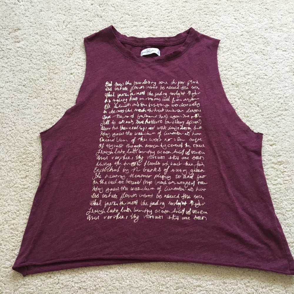 Maroon Tank Top