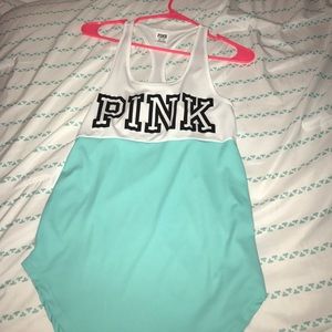 vs pink athletic tank top! very soft + breathable