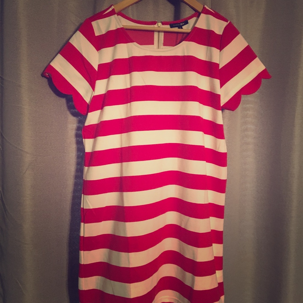 Red and White PaperMoon Dress