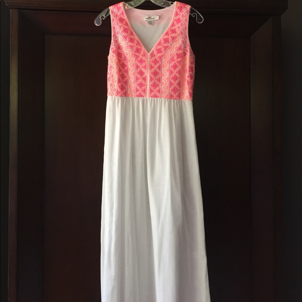 Vineyard Vines Embroidered Maxi