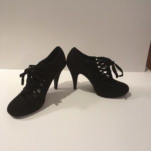 Impo Faux Black Suede booties