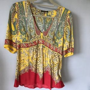 Ellie Tahiti silk top