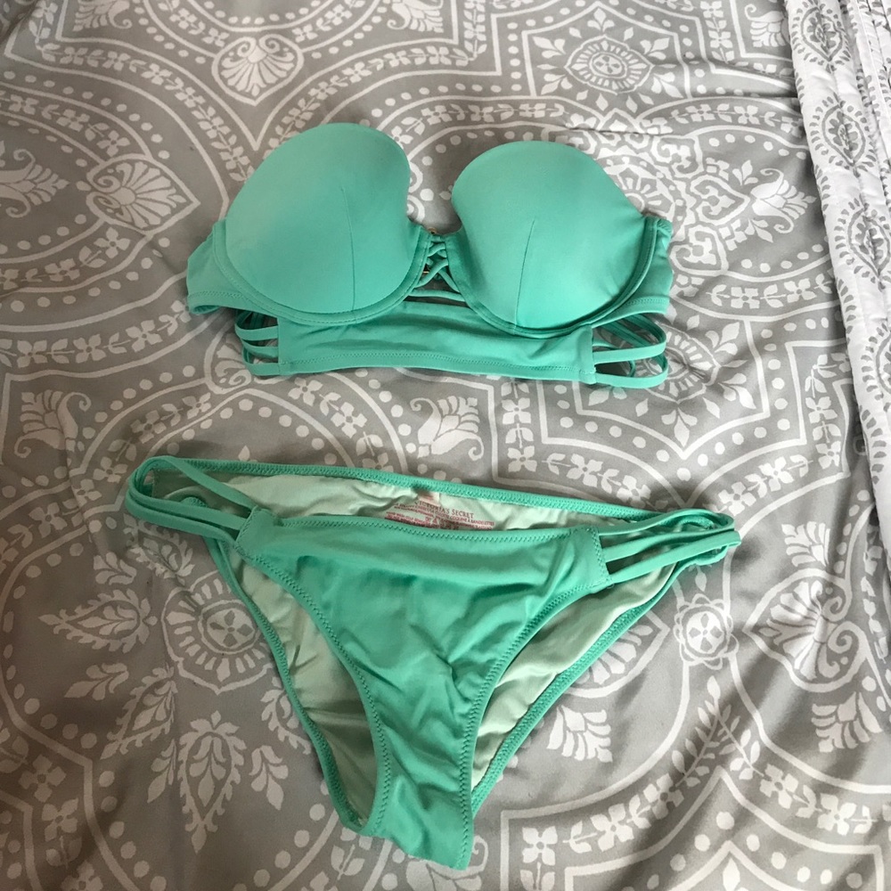 Victoria Secrets Strapless Bikini Set