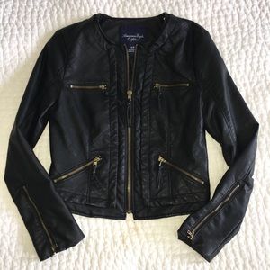 American Eagle Leather Jacket