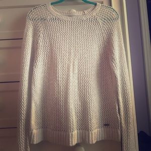 Hollister White Sweater