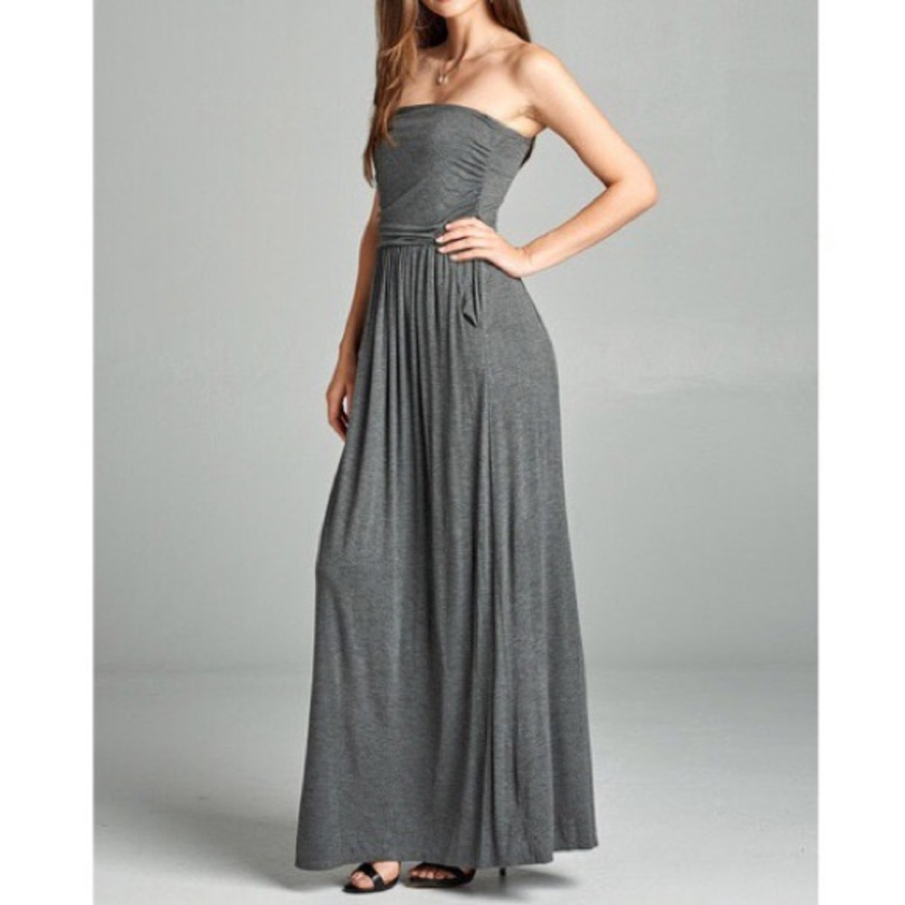 Tube Top Maxi Dress - Picture 2 of 4