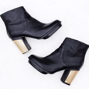 Steve Madden Booties with Gold heel